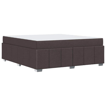 Struttura del letto Marrone scuro 180 x 200 cm Tessuto - homemem39