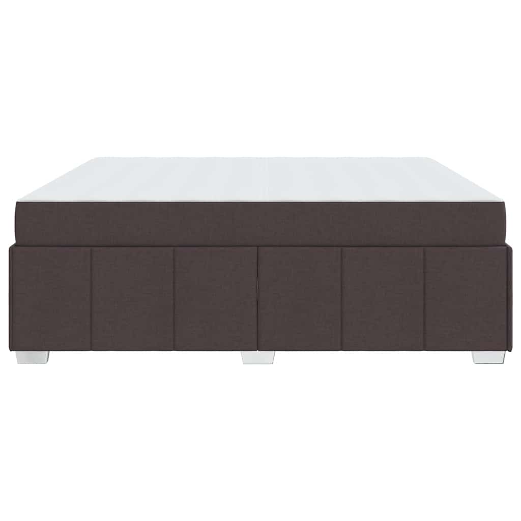 Struttura del letto Marrone scuro 180 x 200 cm Tessuto - homemem39