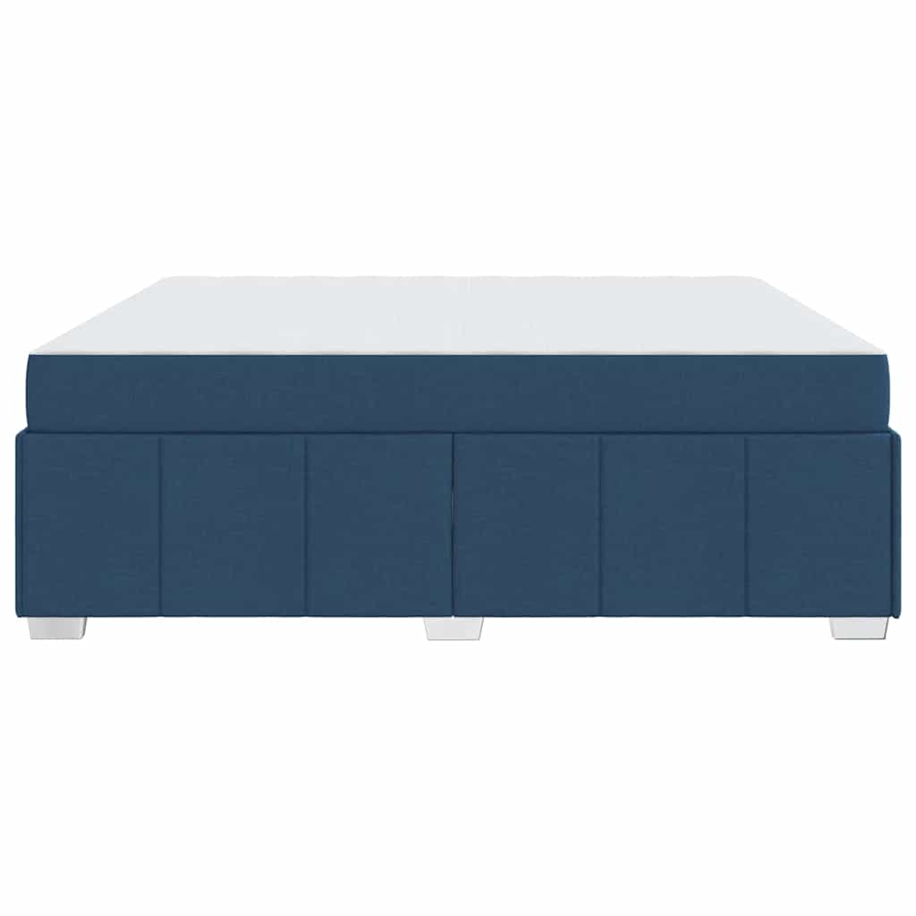 Struttura del letto con materasso Blu 180 x 200 cm Tessuto - homemem39