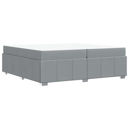 Struttura del letto Grigio chiaro 200 x 200 cm Tessuto