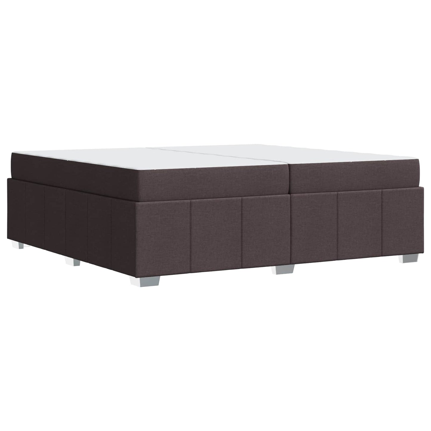 Struttura del letto Marrone Scuro 200 x 200 cm Tessuto | homemem39