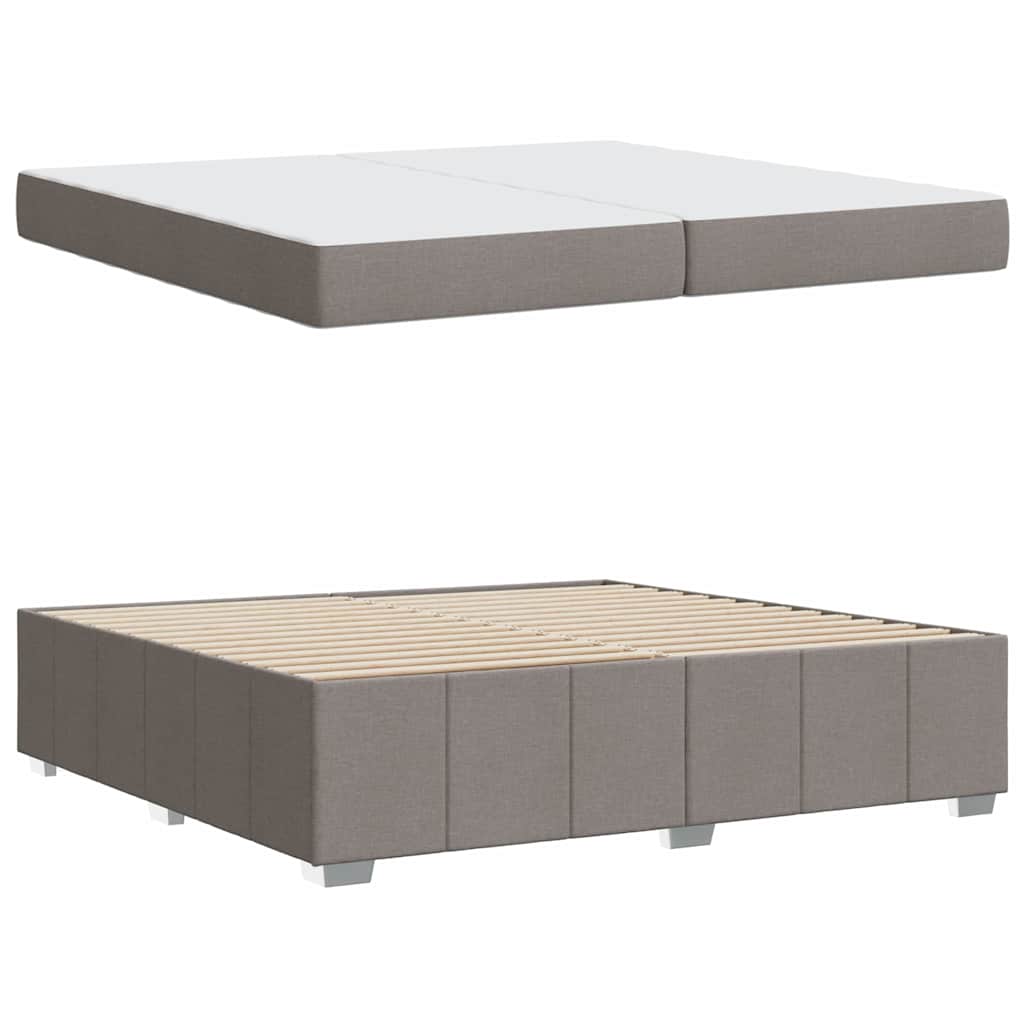 Struttura del letto con materasso Talpa 200 x 200 cm Tessuto - homemem39