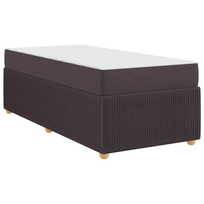 Struttura del letto Marrone Scuro 80 x 200 cm Tessuto | homemem39