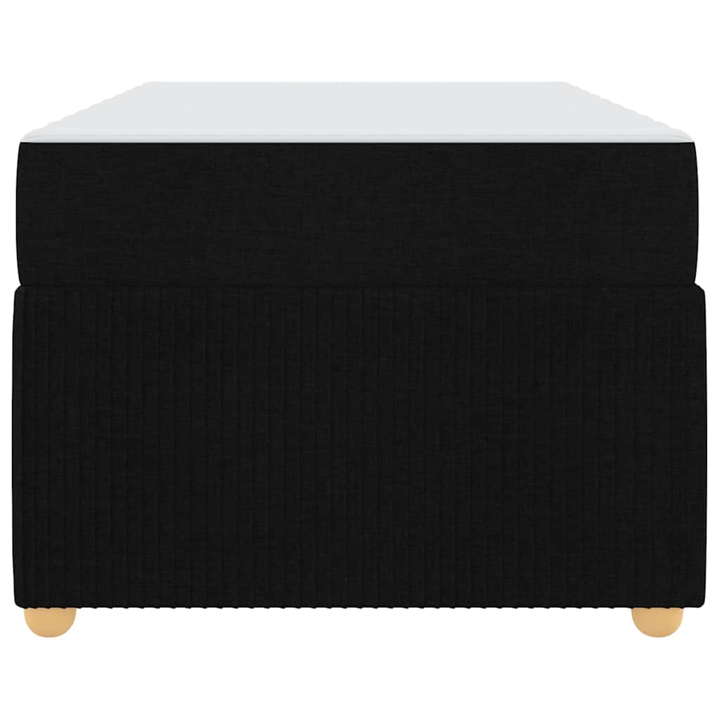 Struttura letto con materasso Nero 90 x 190 cm Tessuto