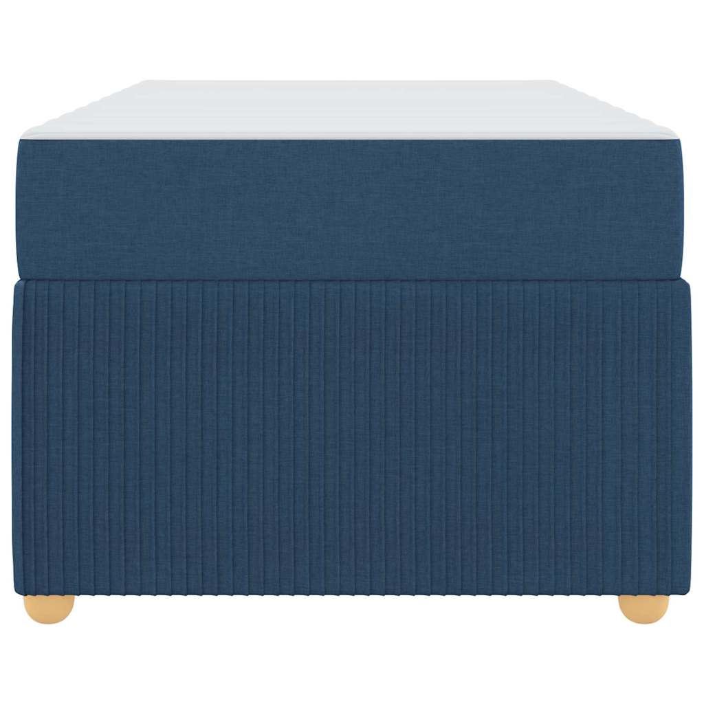 Struttura letto con materasso Blu 90 x 200 cm Tessuto