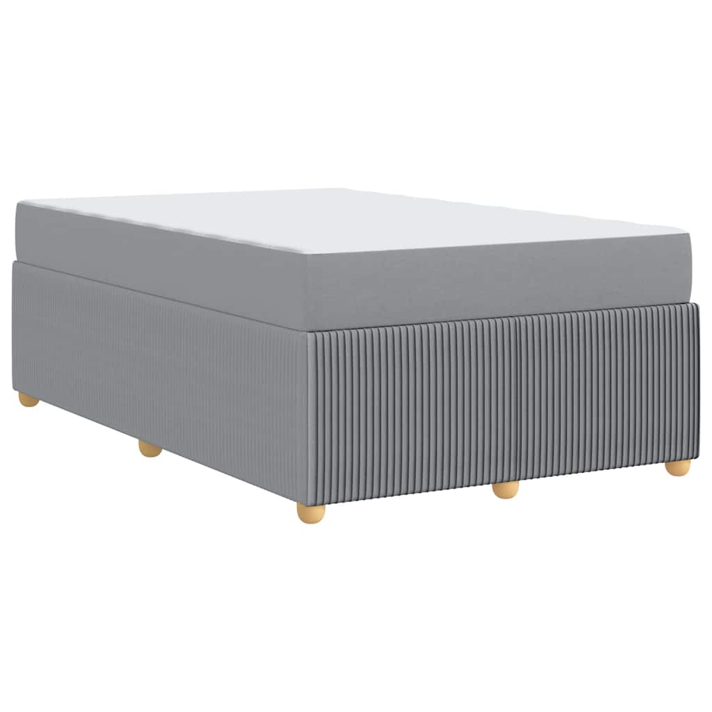 Struttura letto con materasso Grigio chiaro 120 x 190 cm - homemem39