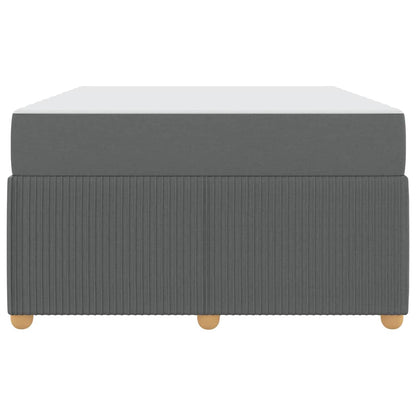 Struttura letto con materasso Grigio scuro 120 x 190 cm Tessuto - homemem39