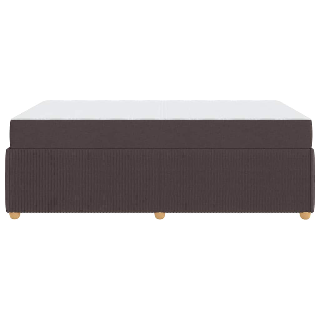 Struttura del letto Marrone Scuro 120 x 190 cm Tessuto | homemem39
