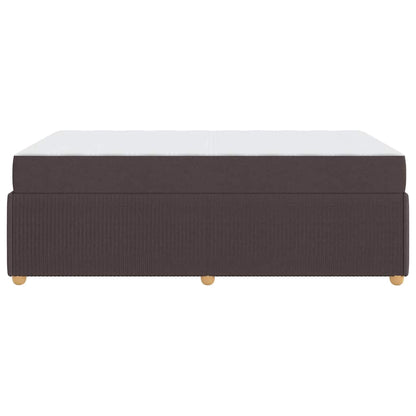 Struttura del letto Marrone Scuro 120 x 190 cm Tessuto | homemem39