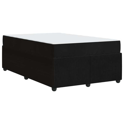 Struttura del letto con materasso Nero 120 x 190 cm Tessuto | homemem39