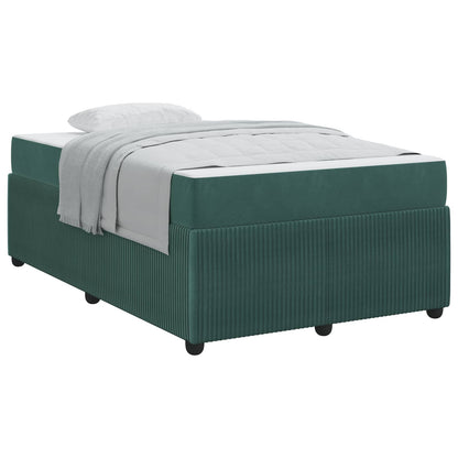 Struttura del letto Verde Scuro 120 x 190 cm Tessuto | homemem39