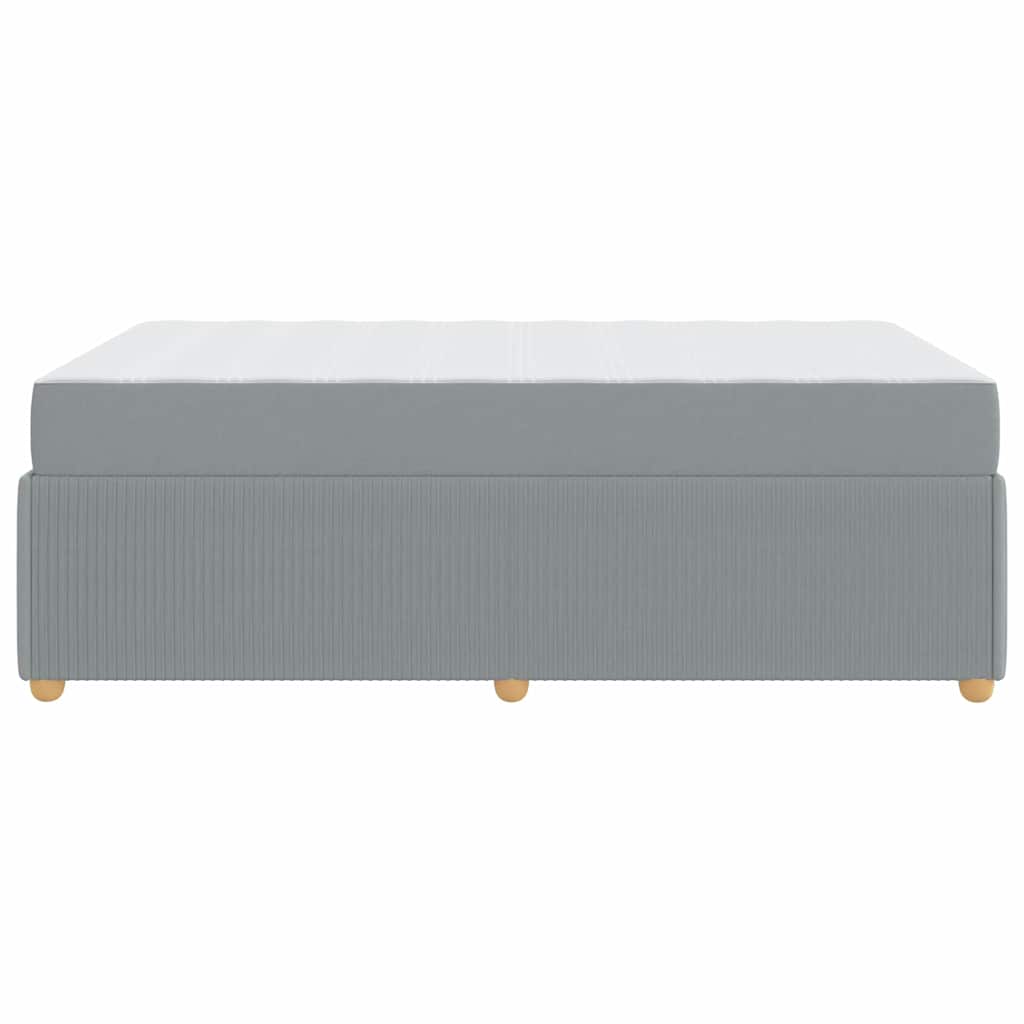 Struttura del letto Grigio chiaro 120 x 200 cm Tessuto | homemem39