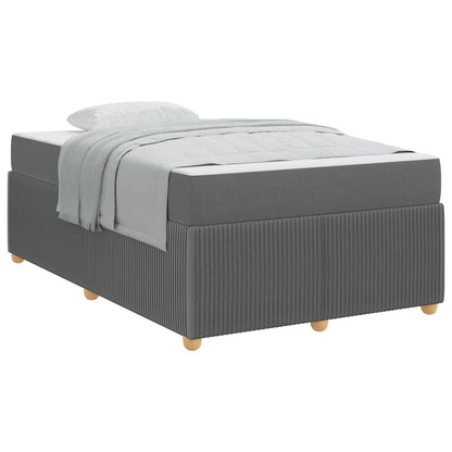 Struttura del letto Grigio scuro 120 x 200 cm Tessuto | homemem39