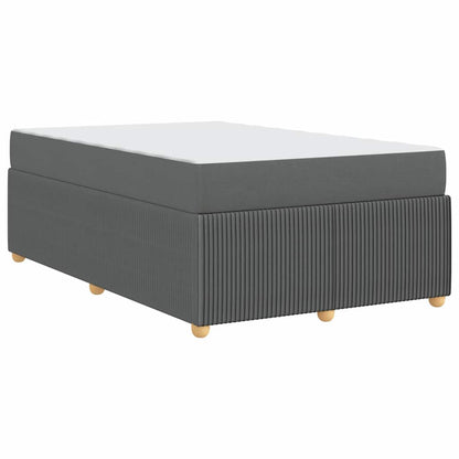 Struttura del letto Grigio scuro 120 x 200 cm Tessuto | homemem39