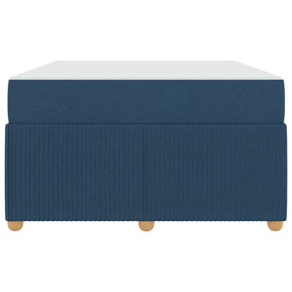 Struttura letto con materasso Blu 120 x 200 cm Tessuto