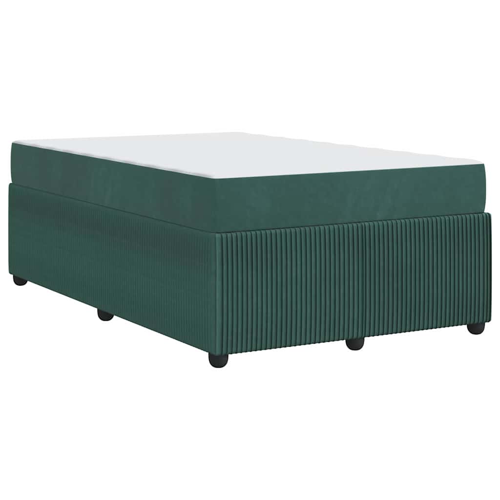 Struttura del letto Verde Scuro 120 x 200 cm Tessuto | homemem39