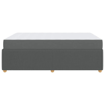 Struttura del letto Grigio scuro 140 x 200 cm Tessuto | homemem39
