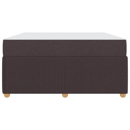 Struttura del letto Marrone Scuro 140 x 200 cm Tessuto | homemem39