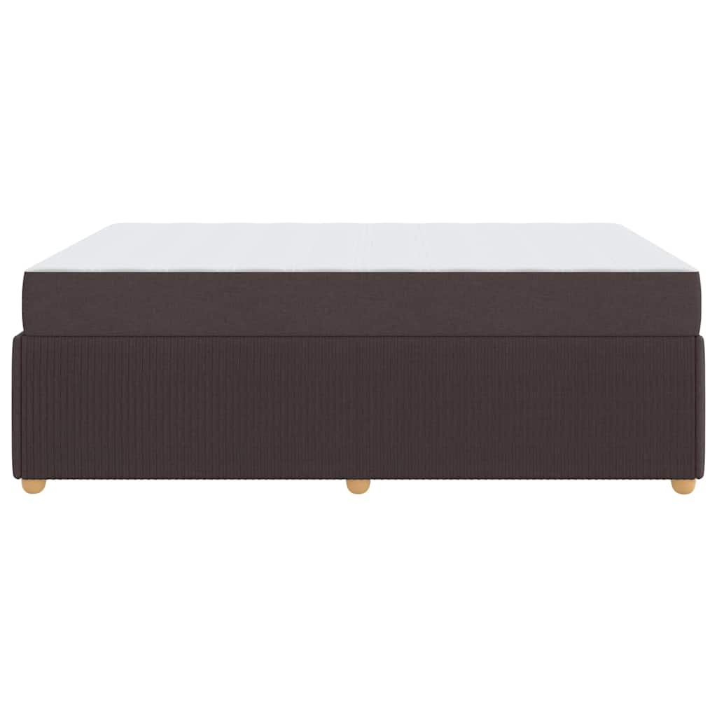 Struttura del letto Marrone Scuro 140 x 200 cm Tessuto | homemem39