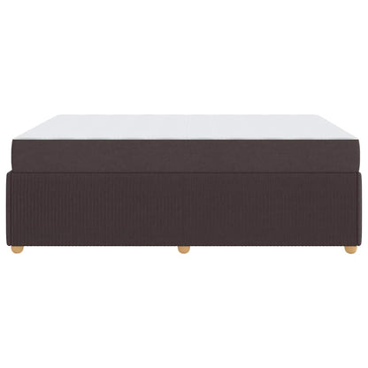 Struttura del letto Marrone Scuro 140 x 200 cm Tessuto | homemem39