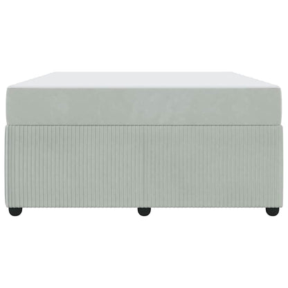 Struttura letto con materasso Grigio chiaro 140 x 200 cm