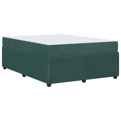 Struttura del letto Verde Scuro 140 x 200 cm Tessuto | homemem39