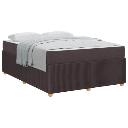 Struttura del letto Marrone Scuro 160 x 200 cm Tessuto | homemem39