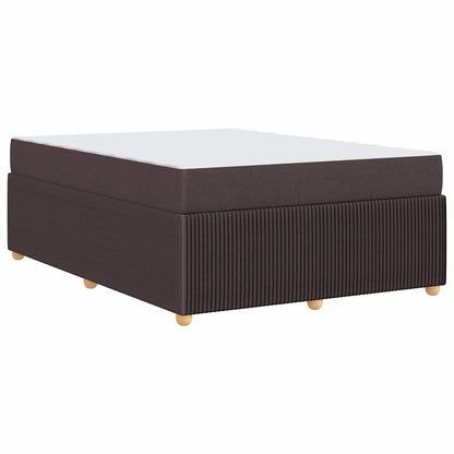 Struttura del letto Marrone Scuro 160 x 200 cm Tessuto | homemem39