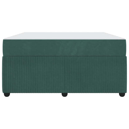Struttura del letto Verde Scuro 160 x 200 cm Tessuto | homemem39