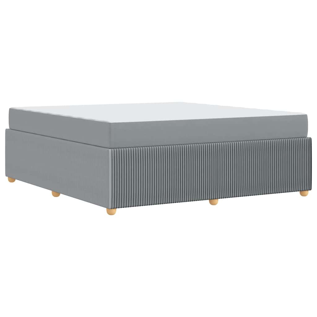 Struttura del letto Grigio chiaro 180 x 200 cm Tessuto | homemem39
