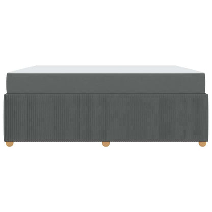 Struttura del letto Grigio scuro 180 x 200 cm Tessuto | homemem39