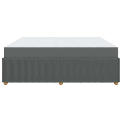 Struttura del letto Grigio scuro 180 x 200 cm Tessuto | homemem39