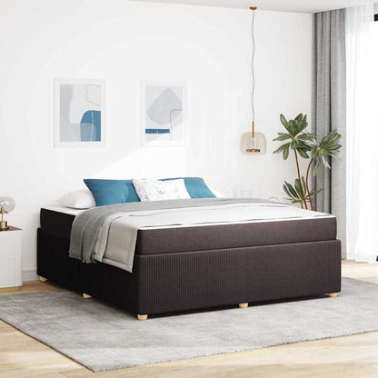 Struttura del letto Marrone Scuro 180 x 200 cm Tessuto | homemem39