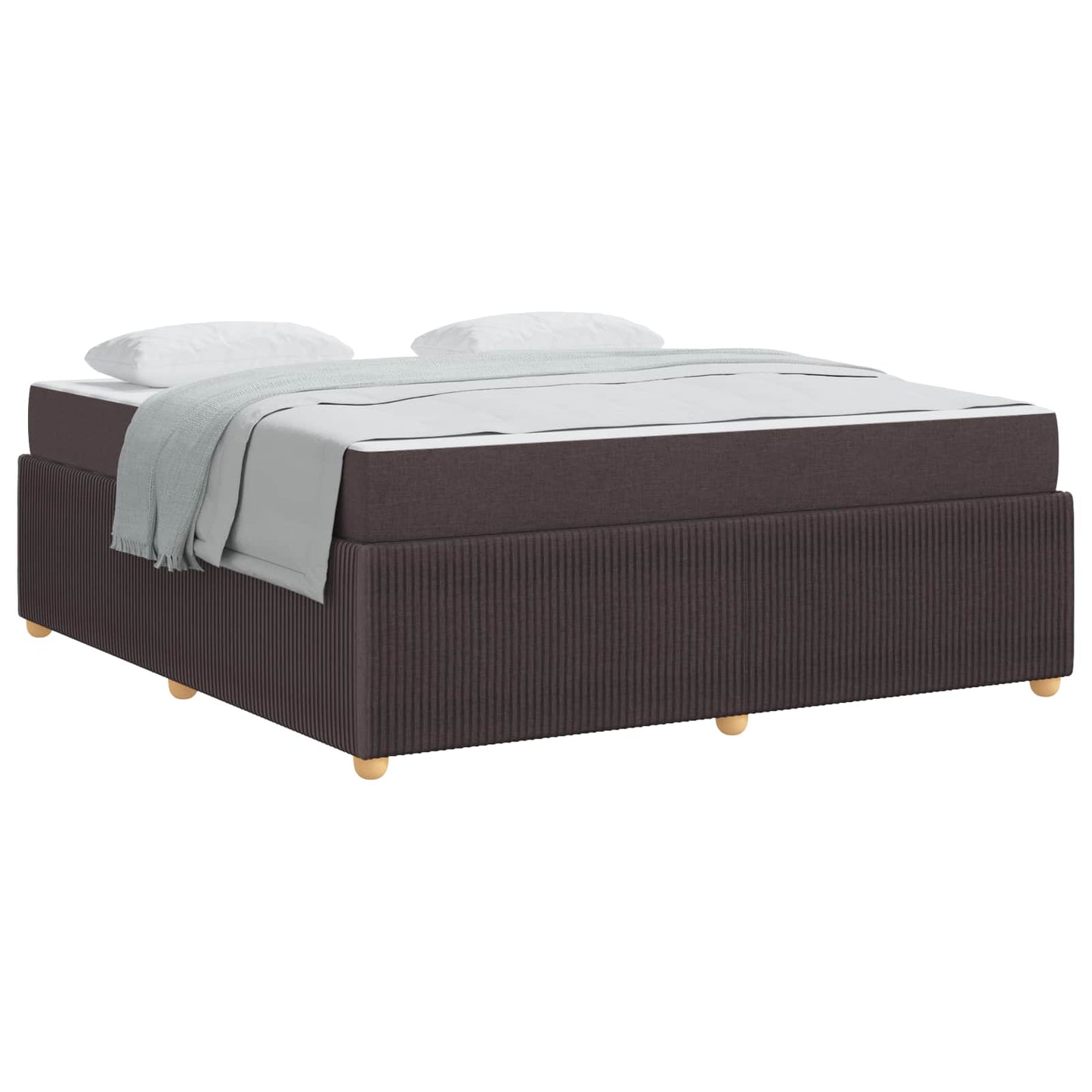 Struttura del letto Marrone Scuro 180 x 200 cm Tessuto | homemem39