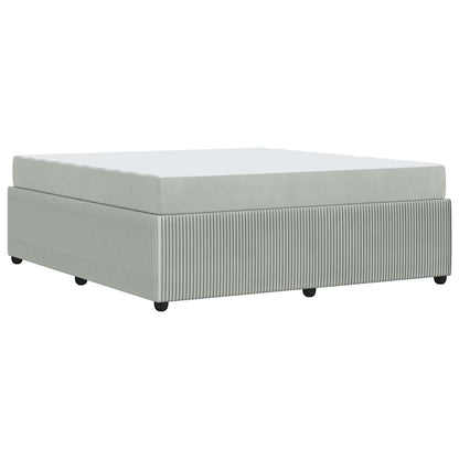 Struttura del letto Grigio chiaro 180 x 200 cm Tessuto | homemem39