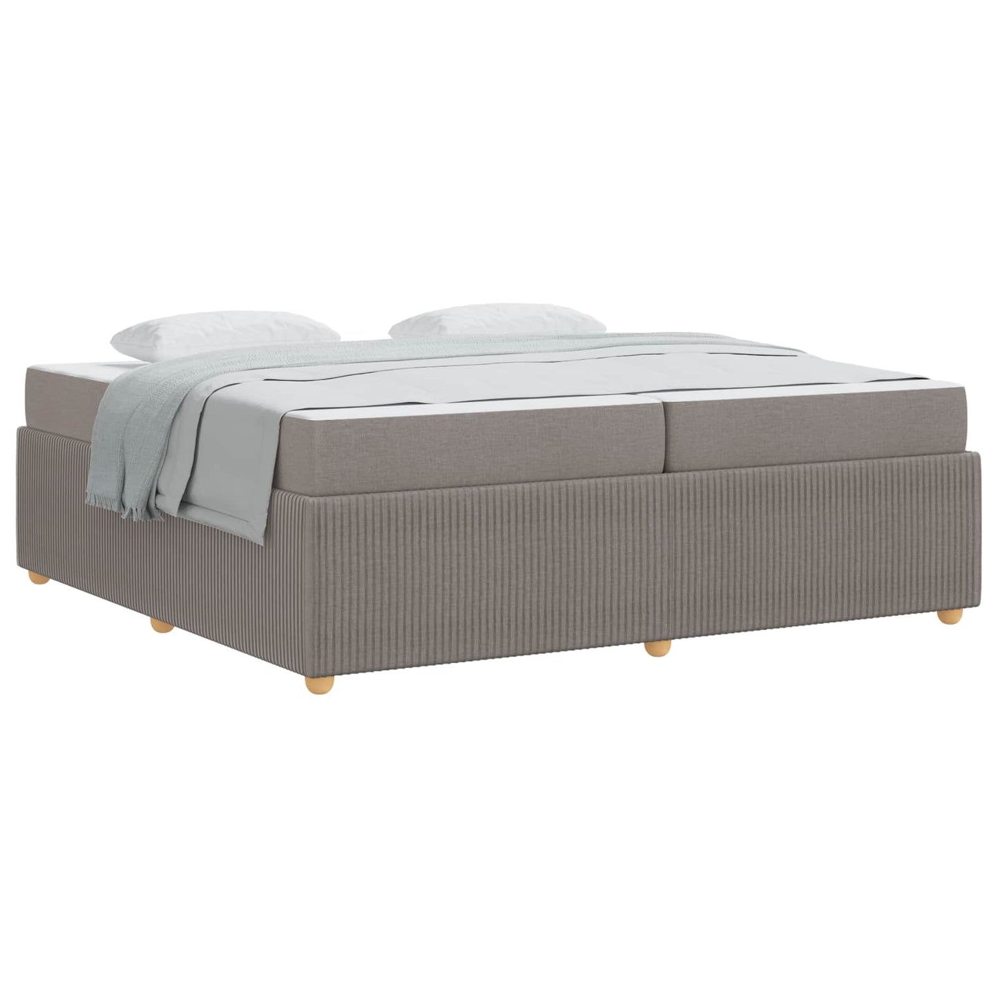 Struttura del letto con materasso Talpa 200 x 200 cm Tessuto | homemem39