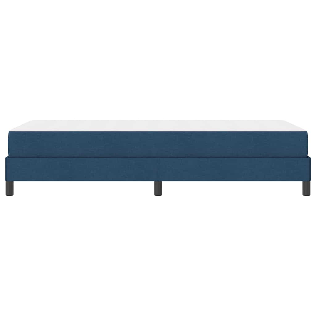 Letto a molle con materasso Blu 80 x 200 cm Tessuto