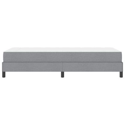 Letto a molle con materasso Grigio chiaro 90 x 200 cm Tessuto | homemem39