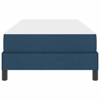 Letto a molle con materasso Blu 100 x 200 cm Tessuto