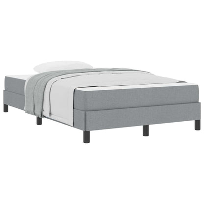 Letto a molle con materasso Grigio chiaro 120 x 190 cm Tessuto | homemem39