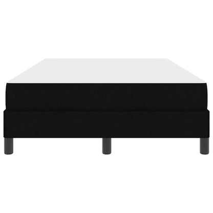 Letto a molle con materasso Nero 120 x 190 cm Tessuto | homemem39