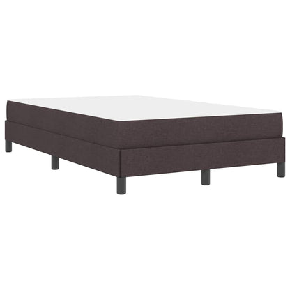 Letto a molle con materasso Marrone Scuro 120 x 190 cm Tessuto | homemem39