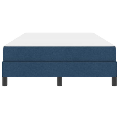Letto a molle con materasso Blu 120 x 190 cm Tessuto