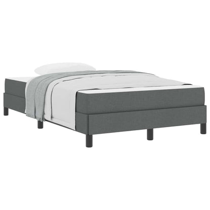 Letto a molle con materasso Grigio scuro 120 x 200 cm Tessuto | homemem39