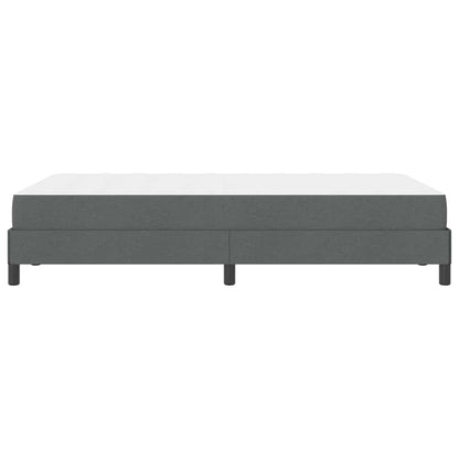 Letto a molle con materasso Grigio scuro 120 x 200 cm Tessuto | homemem39