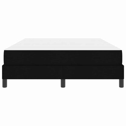 Letto a molle con materasso Nero 140 x 190 cm Tessuto | homemem39