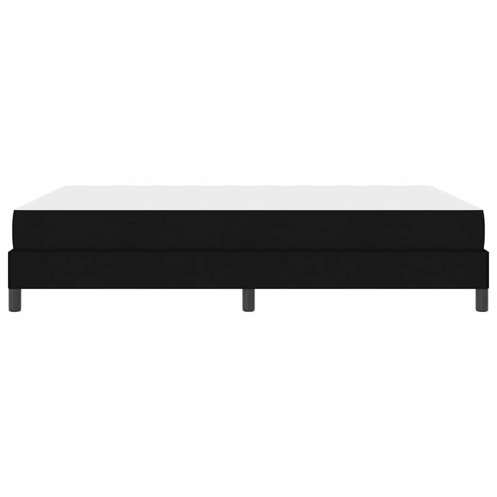 Letto a molle con materasso Nero 140 x 200 cm Tessuto | homemem39
