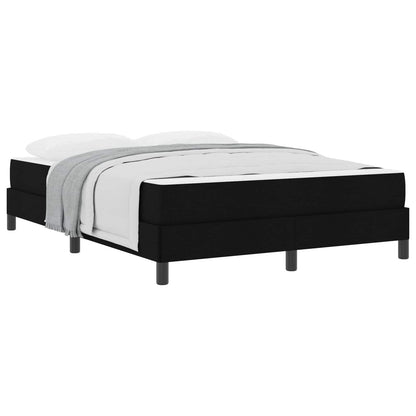 Letto a molle con materasso Nero 160 x 200 cm Tessuto | homemem39