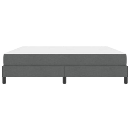 Letto a molle con materasso Grigio scuro 180 x 200 cm Tessuto