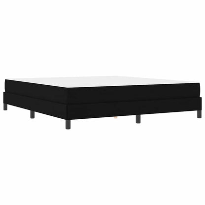 Letto a molle con materasso Nero 180 x 200 cm Tessuto - homemem39